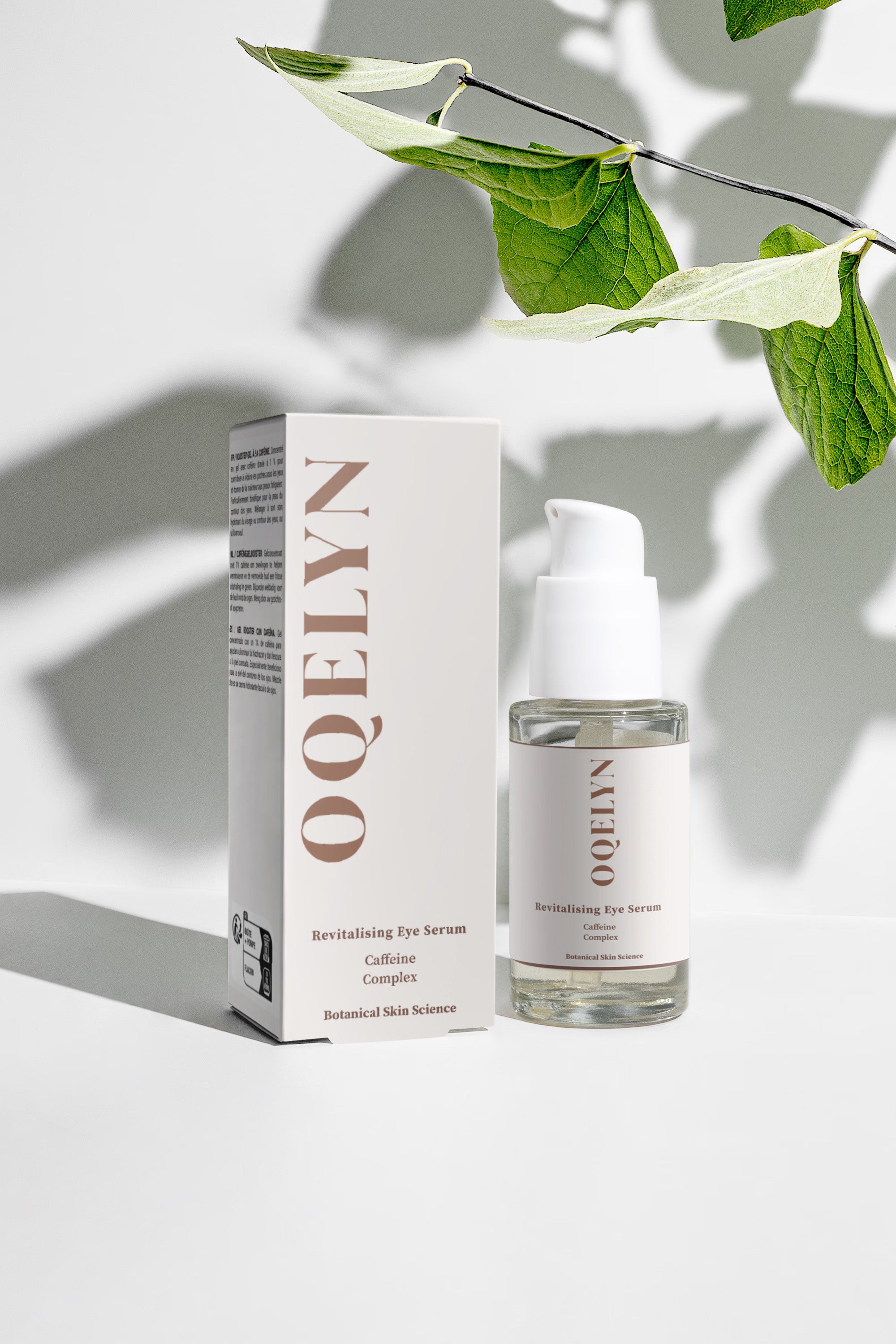Revitalizing eye caffeine serum