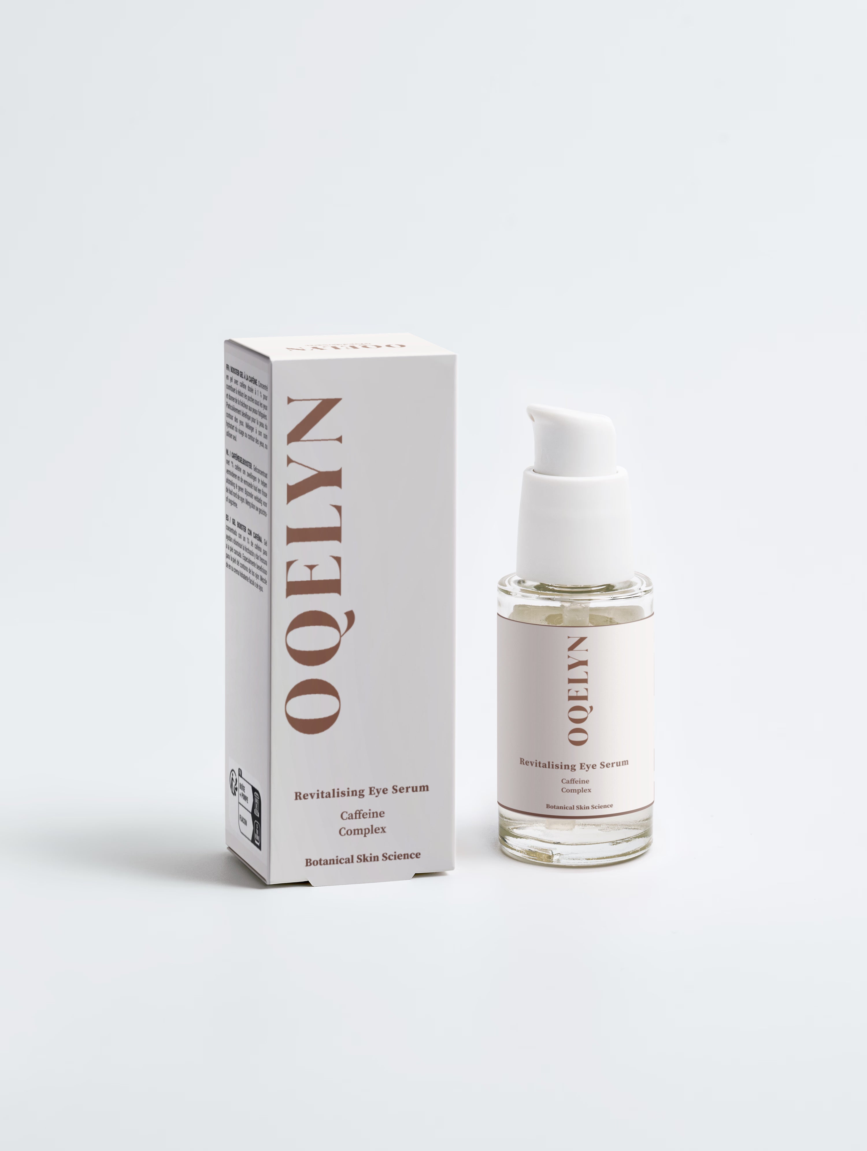 Revitalizing eye caffeine serum
